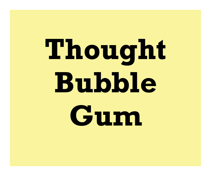 book cover - Thought Bubble Gum